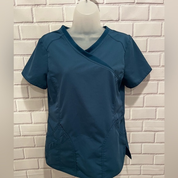 SCRUBSTAR women 2pcs scrubs set top and pants /size XS - Picture 2 of 16